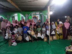 Emak-emak Kebonagung Berbagi Kebahagian Bersama Anak Yatim 